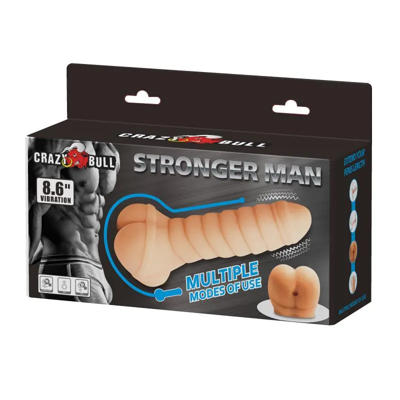 Funda para el Pene y Estimulador Stronger Man 8.6 · PRETTYLOVE · Dildos — photo 5