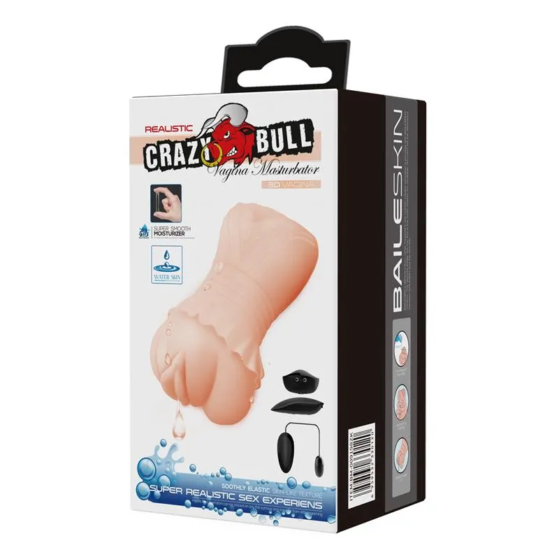 Masturbador Realista Vagina con Vibración · CRAZY BULL · Masturbadores Él — photo 10