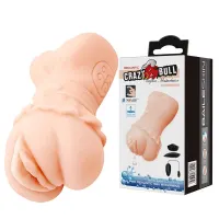 Masturbador Realista Vagina con Vibración · CRAZY BULL · Masturbadores Él