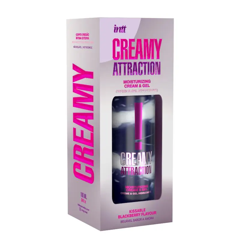Crema y Gel Besable Sabor Mora 100 ml · INTT · Lubricantes — photo 3