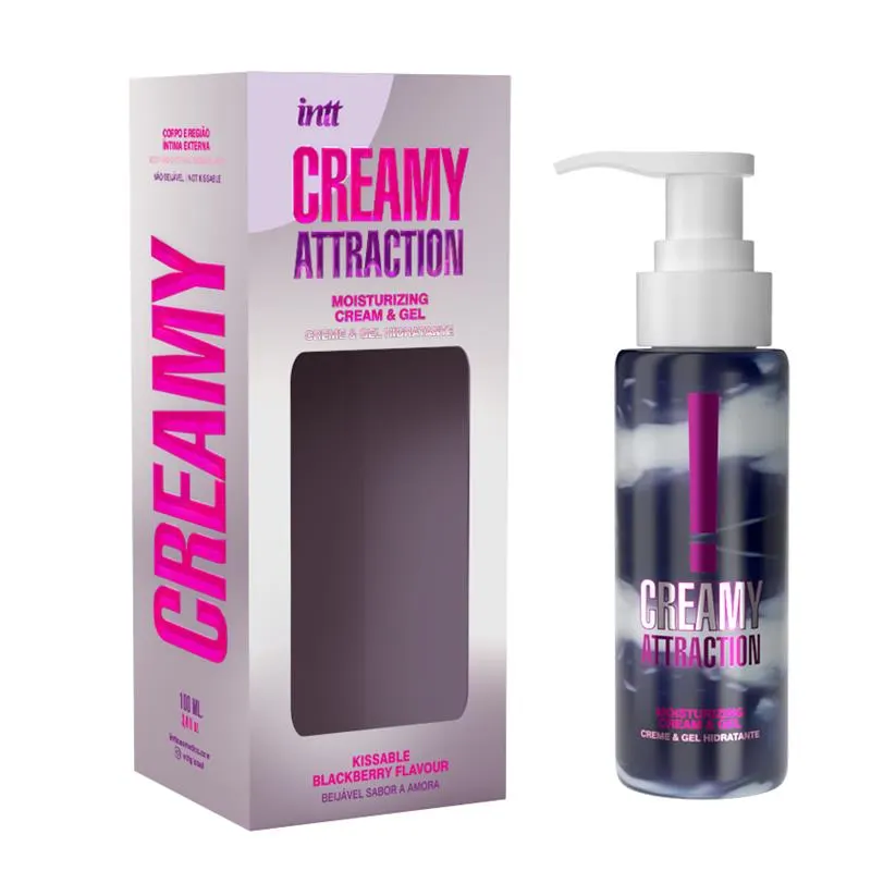 Crema y Gel Besable Sabor Mora 100 ml · INTT · Lubricantes