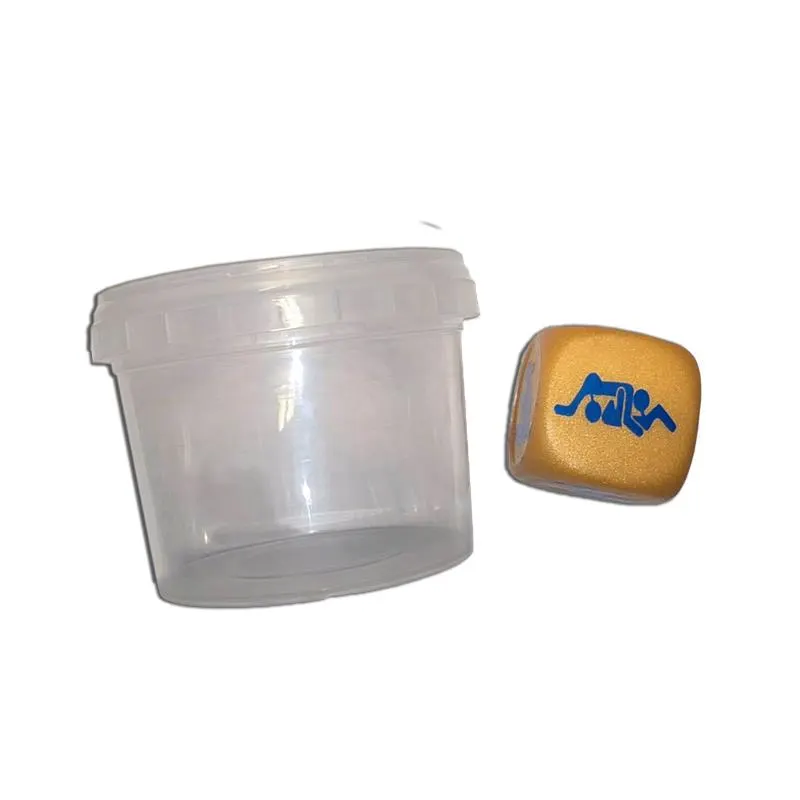Dado Dorado de Posturas en Bote para Chicos · DIVERTY SEX · Juegos y Complementos Divertidos