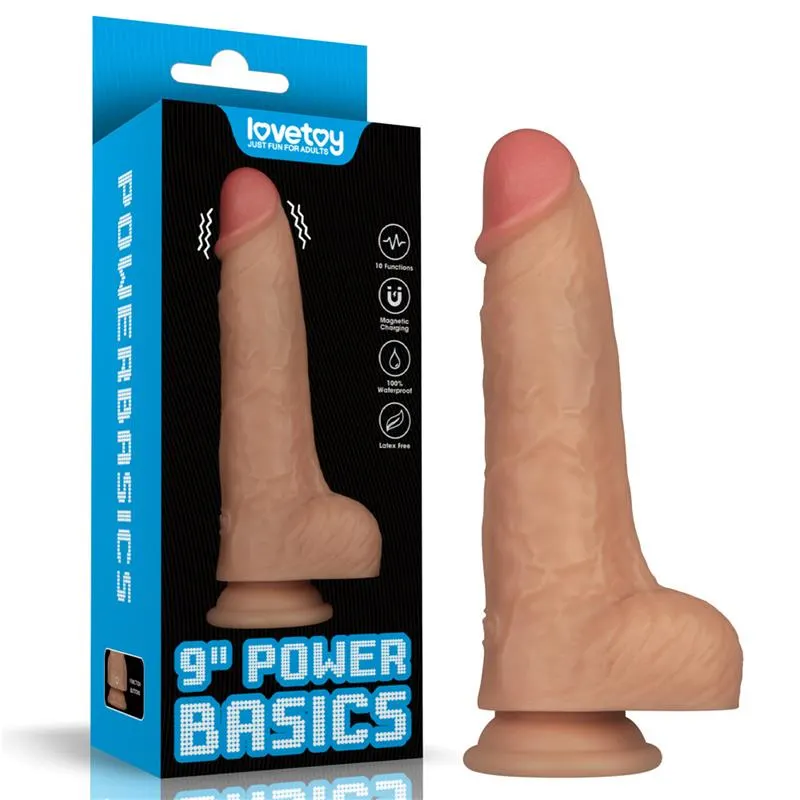 Power Basics Dildo con Vibración 9 · LOVETOY · Dildos