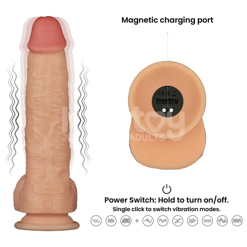 Power Basics Dildo con Vibración 9.5 · LOVETOY · Dildos — photo 13