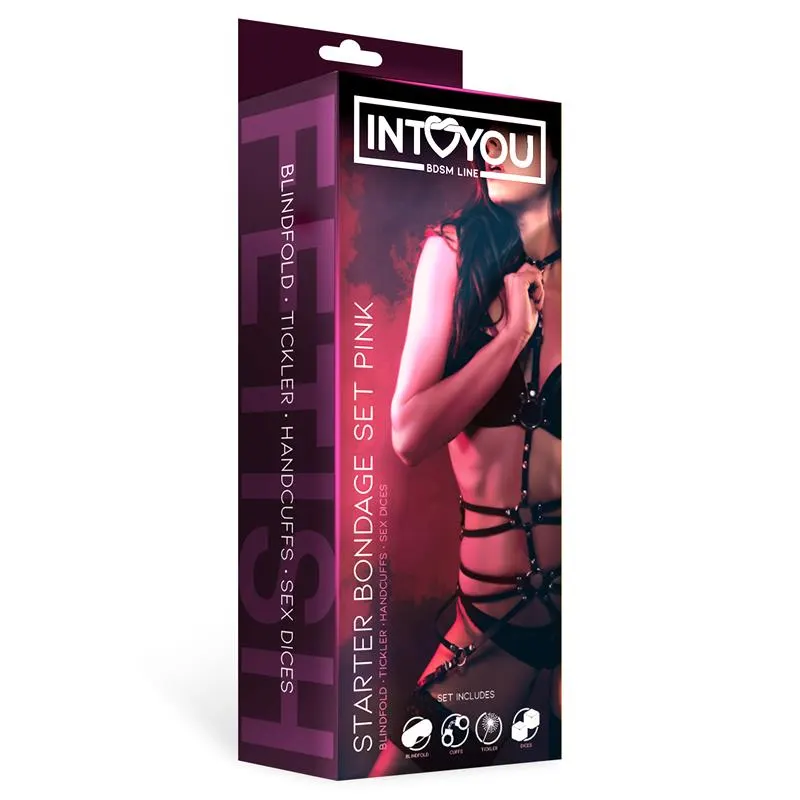 Kit de Bondage para Principiantes Starters 4 Piezas Rosa · INTOYOU BDSM LINE · Accesorios BDSM y Fetish — photo 2