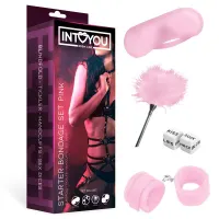 Kit de Bondage para Principiantes Starters 4 Piezas Rosa · INTOYOU BDSM LINE · Accesorios BDSM y Fetish