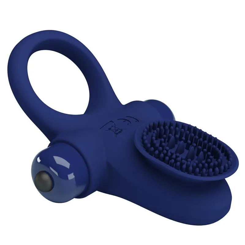 Anillo Vibrador Estimulador de Clítoris Impermeable · PRETTYLOVE · PRETTYLOVE · Anillos para el Pene — Foto 3