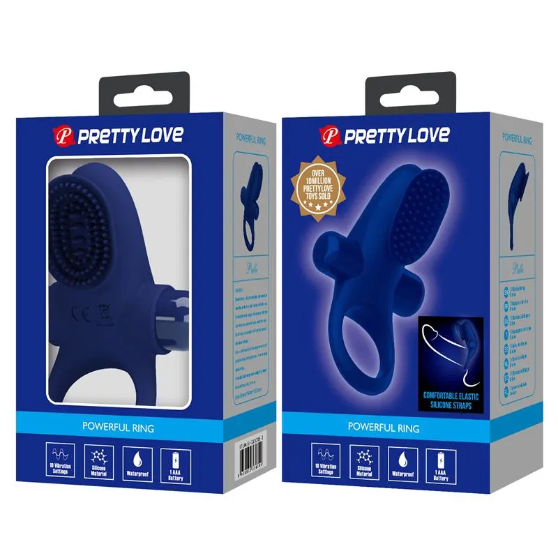Anillo Vibrador Estimulador de Clítoris Impermeable · PRETTYLOVE · PRETTYLOVE · Anillos para el Pene — Foto 8