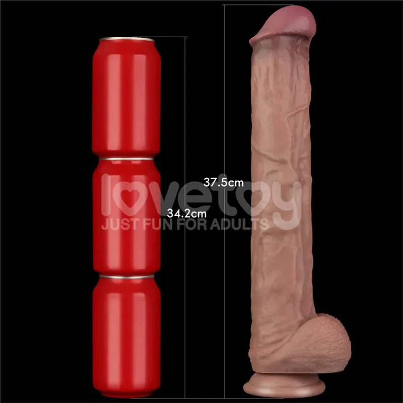 Dildo Dual Layer Articulable XXL 14,5 · LOVETOY · Dildos — photo 13
