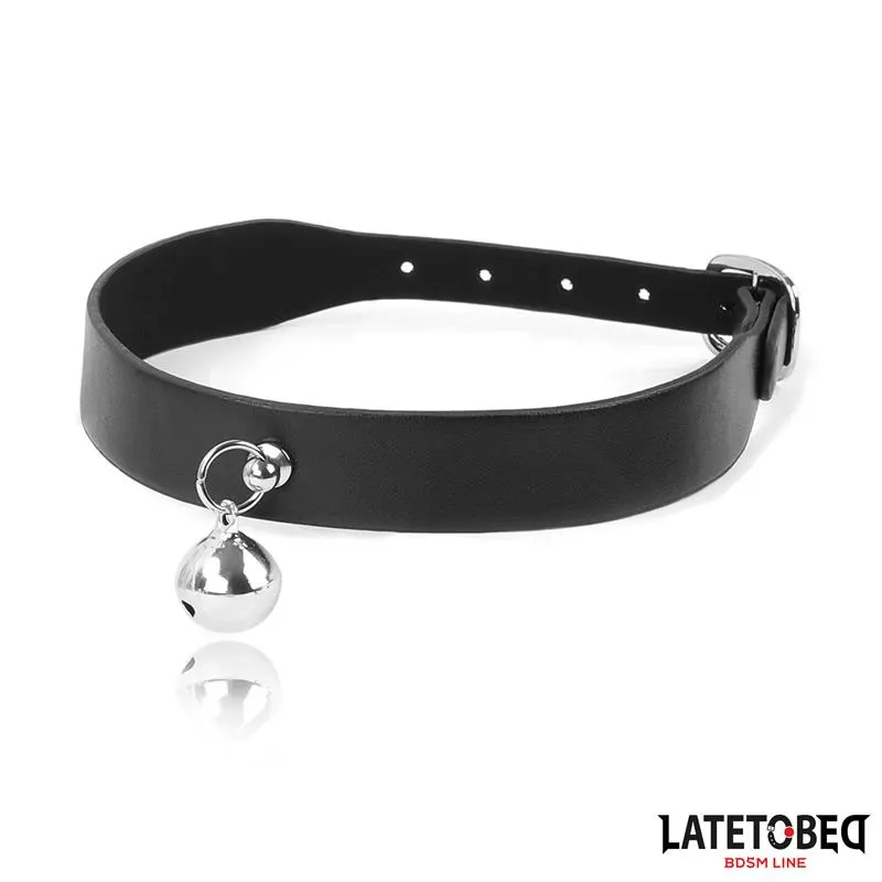 Collar con Cascabel y Correa · LATETOBED BDSM LINE · Accesorios BDSM y Fetish — Foto 5
