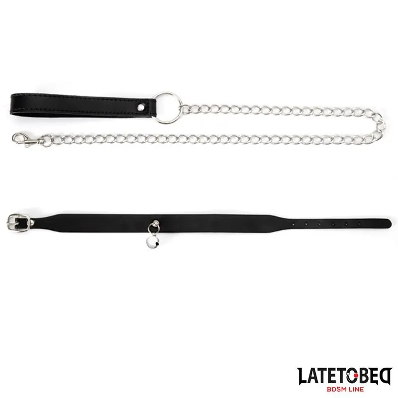 Collar con Cascabel y Correa · LATETOBED BDSM LINE · Accesorios BDSM y Fetish — Foto 9
