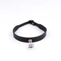 Collar con Cascabel Ajustable 43 cm Negro · LATETOBED BDSM LINE · Accesorios BDSM y Fetish
