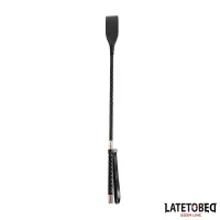 Fusta de Metal Dorado 45 cm · LATETOBED BDSM LINE · Spanking y Azotes