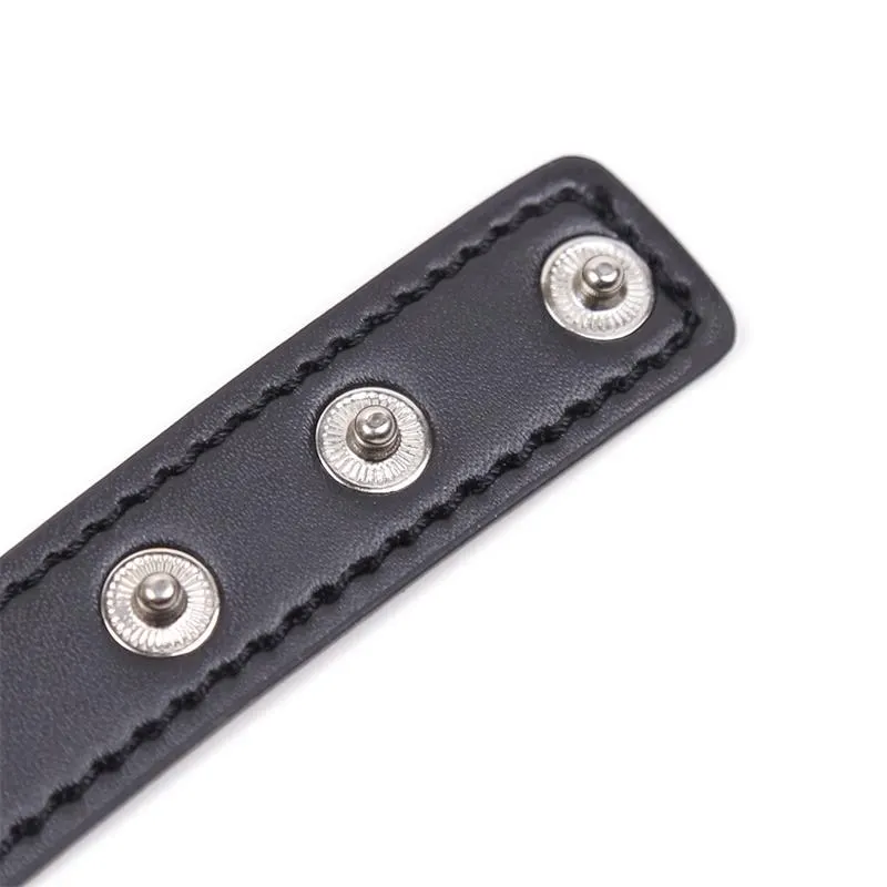 Collar con Aro en Forma de Corazón Ajustable 41,5 cm Negro · LATETOBED BDSM LINE · Accesorios BDSM y Fetish — Foto 7