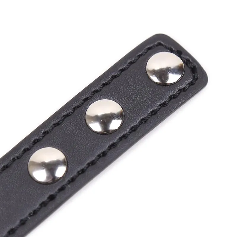 Collar con Aro en Forma de Corazón Ajustable 41,5 cm Negro · LATETOBED BDSM LINE · Accesorios BDSM y Fetish — Foto 8