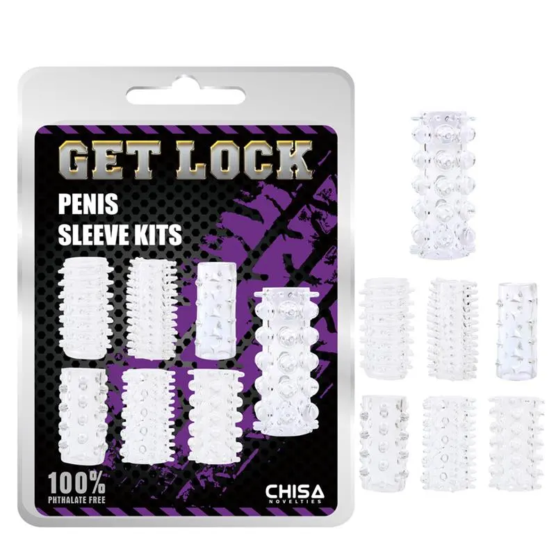 Kit de Fundas para el Pene Transparente · CHISA · Fundas y Extensiones para el Pene