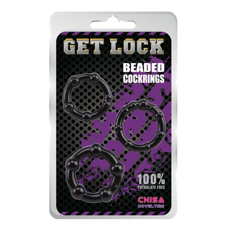 Anillos para el Pene Beaded Negro · CHISA · Fundas y Extensiones para el Pene — photo 2