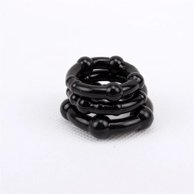 Anillos para el Pene Beaded Negro · CHISA · Fundas y Extensiones para el Pene — photo 3