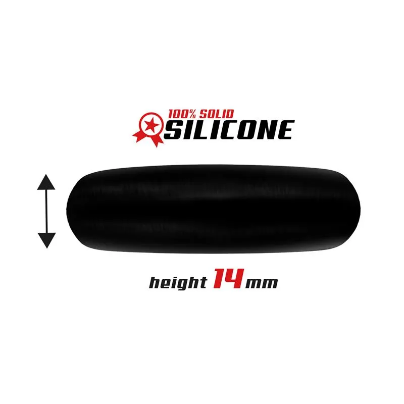 Anillo para el Pene Forma Plana Silicona Sólida 3.5 cm Negro · BEAST RINGS · Anillos para el Pene — Foto 3