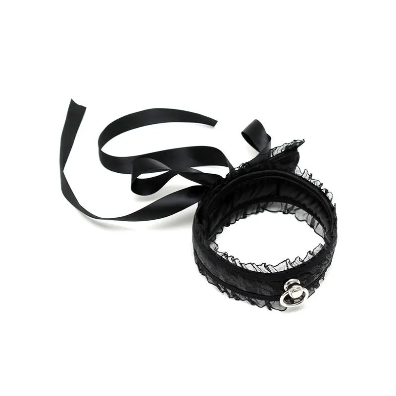 Collar de Satén Negro · BONDAGE PLAY · Accesorios BDSM y Fetish — Foto 3