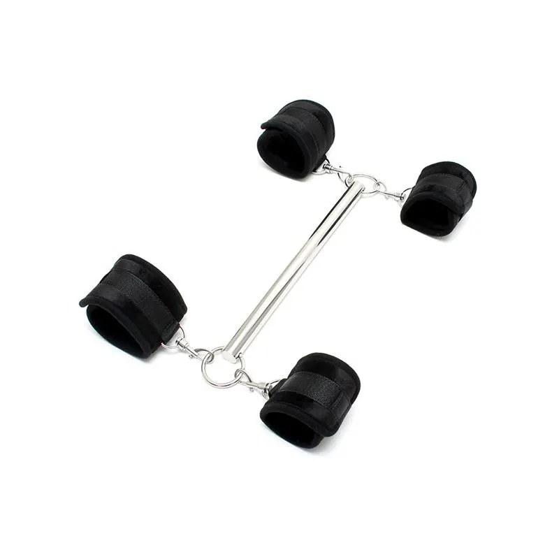 Barra Separadora con Esposas Negro · BONDAGE PLAY · Esposas y Ataduras — Foto 5