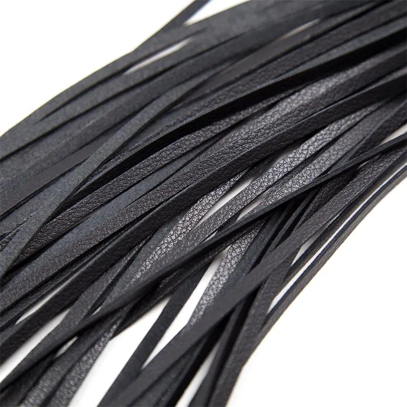 Flogger Mango de Metal 69 cm Negro · LATETOBED BDSM LINE · Spanking y Azotes — Foto 5