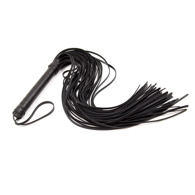 Flogger Mango de Metal 69 cm Negro · LATETOBED BDSM LINE · Spanking y Azotes — Foto 7