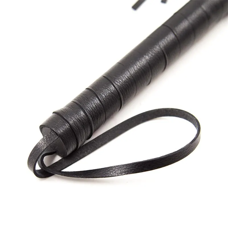 Flogger Mango de Metal 69 cm Negro · LATETOBED BDSM LINE · Spanking y Azotes — Foto 8