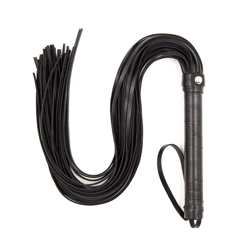 Flogger Mango de Metal 69 cm Negro · LATETOBED BDSM LINE · Spanking y Azotes
