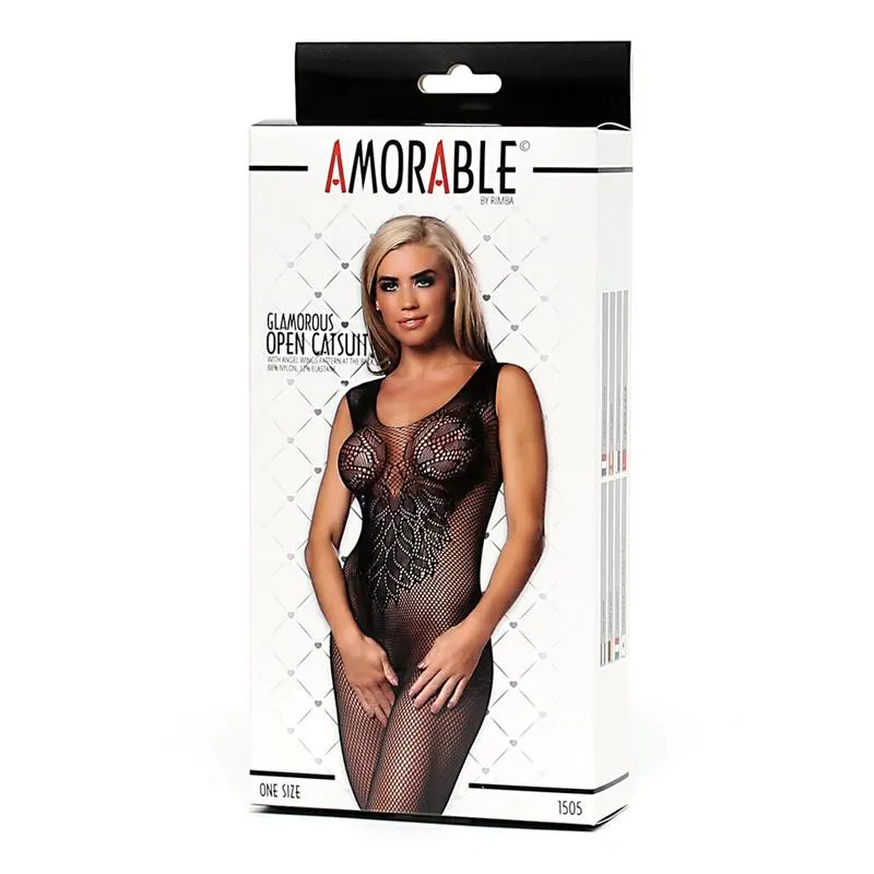 Bodystocking Entrepierna Abierta Talla Unica · AMORABLE · Conjuntos y Bodies — photo 4