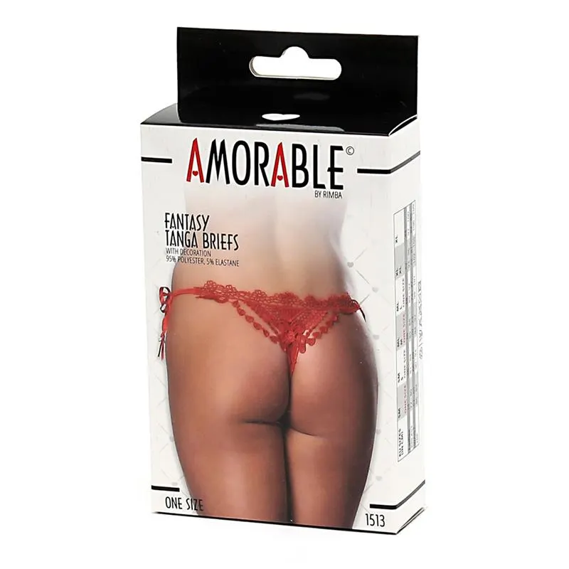 Tanga Fantasía Rojo Talla Unica · AMORABLE · Tangas y Braguitas — Foto 3