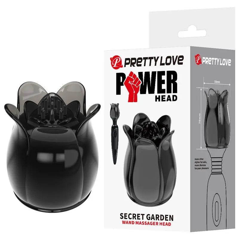 Flower Wand Cabezal para Masajeador Power Wand · PRETTYLOVE · Accesorios y Sets