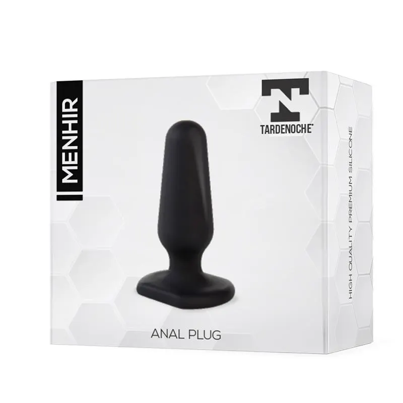 Menhir Plug Anal Silicona Negro · TARDENOCHE · Anal — photo 2