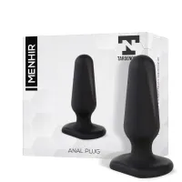 Menhir Plug Anal Silicona Negro · TARDENOCHE · Anal