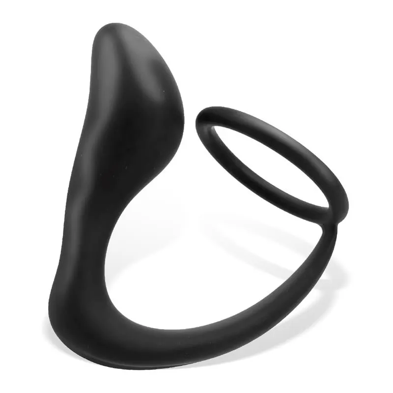 Randal Plug Anal con Anillo para el Pene Silicona Negro · TARDENOCHE · Anal — Foto 4