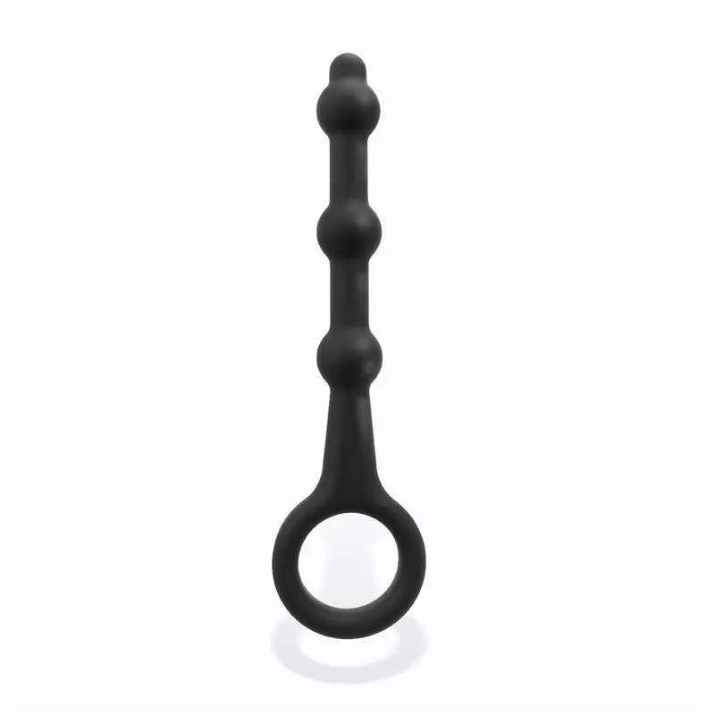 Elmer Plug Anal con Aro de Fácil Extracción Silicona Negro · TARDENOCHE · Anal — photo 4