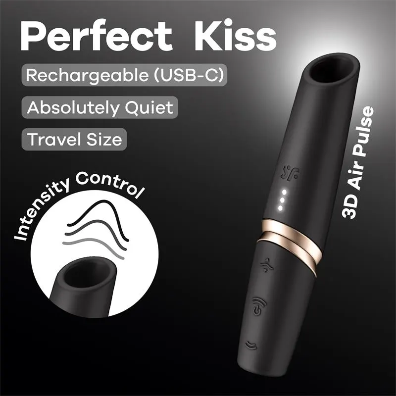 Perfect Kiss Air Pulse Vibrator · SATISFYER · Estimuladores de Clítoris