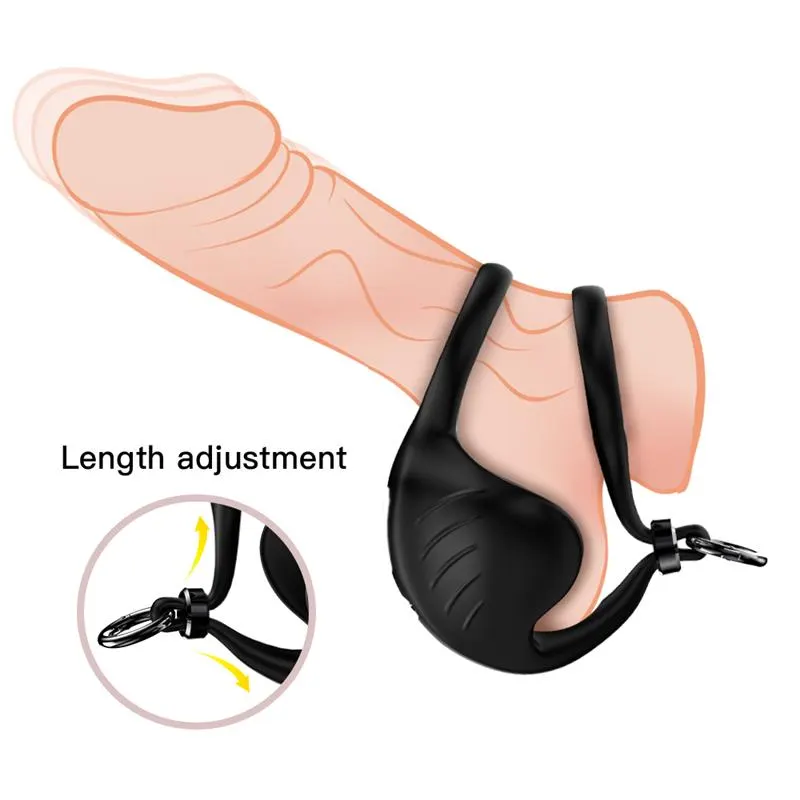 Anillo Vibrador para Pene y Testículos Ajustable · URBAN SKY · Anillos para el Pene — photo 6
