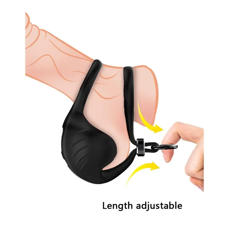 Anillo Vibrador para Pene y Testículos Ajustable · URBAN SKY · Anillos para el Pene — photo 9