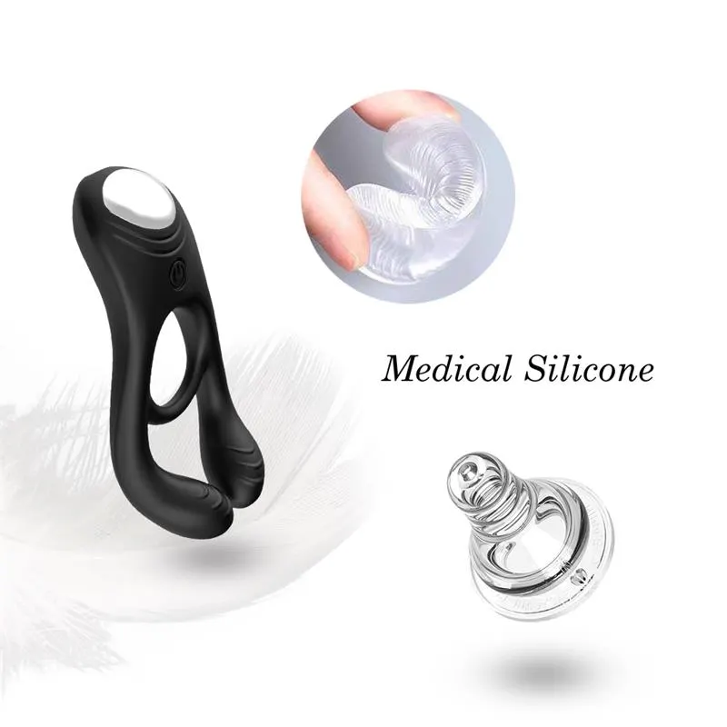 Anillo Vibrador para Pene y Testículos · URBAN SKY · Anillos para el Pene — photo 10
