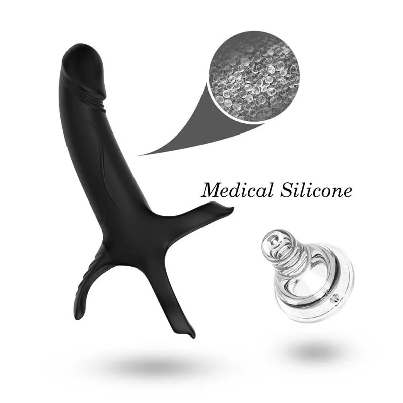 Dildo para Penetración Doble con Vibración · URBAN SKY · Anal — photo 11