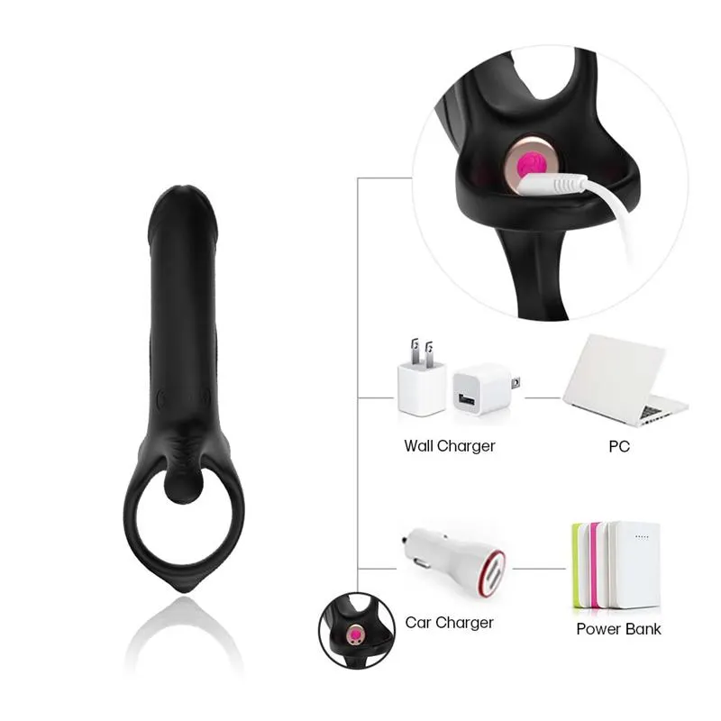 Dildo para Penetración Doble con Vibración · URBAN SKY · Anal — photo 12