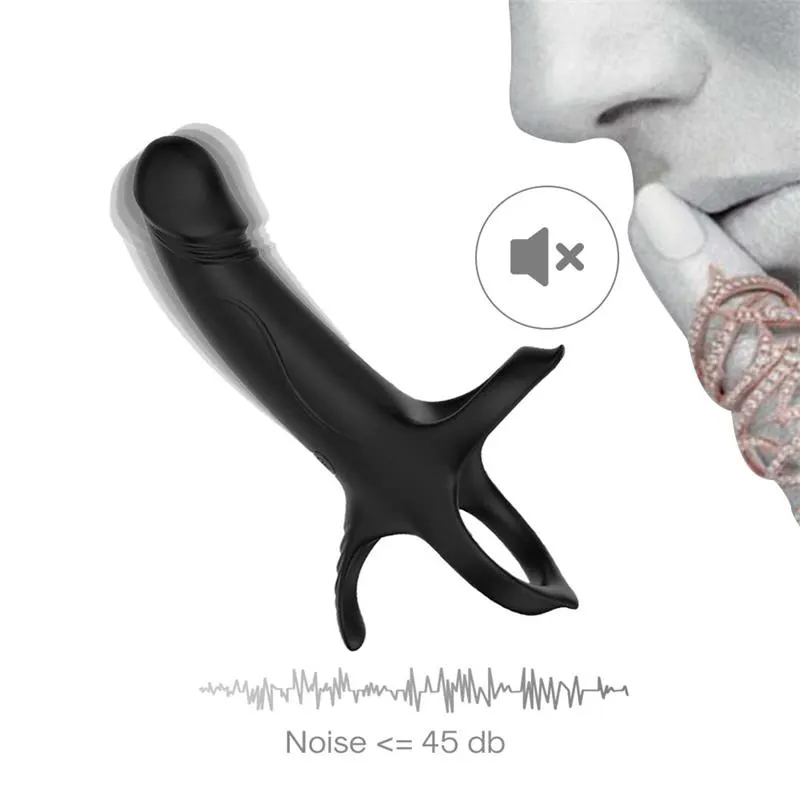 Dildo para Penetración Doble con Vibración · URBAN SKY · Anal — photo 13