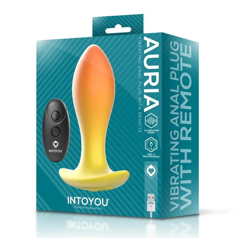 Auria Plug Anal con Vibración y Control Remoto USB-C · INTOYOU · Anal — Foto 9