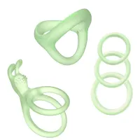 Set de Anillos para el Pene Brilla en la Oscuridad · URBAN SKY · Anillos para el Pene