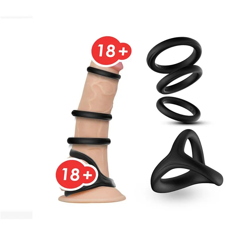 Set de 5 Anillos para el Pene Flexibles · URBAN SKY · URBAN SKY · Anillos para el Pene — Foto 4
