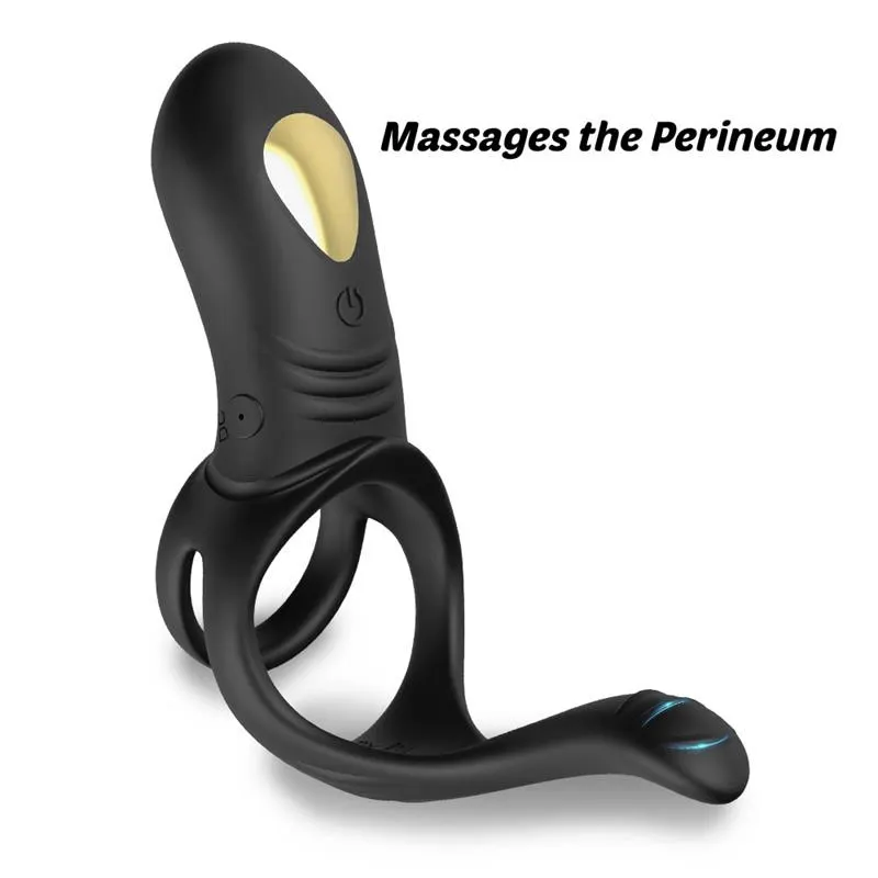 Anillo Vibrador con Estimulación Perianal · URBAN SKY · Anillos para el Pene — photo 5