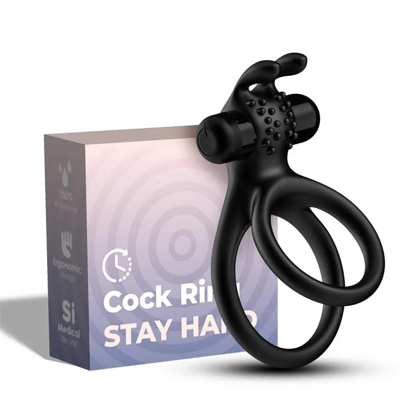 Anillo Doble Vibrador con Conejito (pilas) · URBAN SKY · URBAN SKY · Anillos para el Pene — photo 2