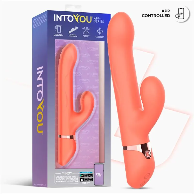 Mindy Vibrador con Anillo de Bolas Up and Down, Finger y Pulsación con APP · INTOYOU APP SERIES · Vibradores — photo 2