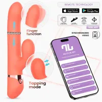 Mindy Vibrador con Anillo de Bolas Up and Down, Finger y Pulsación con APP · INTOYOU APP SERIES · Vibradores